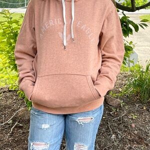American Eagle Outfitters Tan Sweater Cozy Cotton Blend